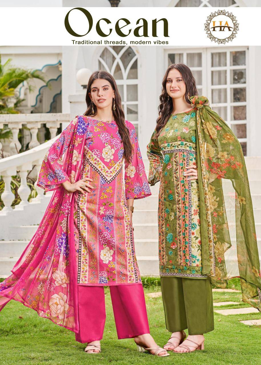 Alok suit ocean Wholesale dress material suppliers